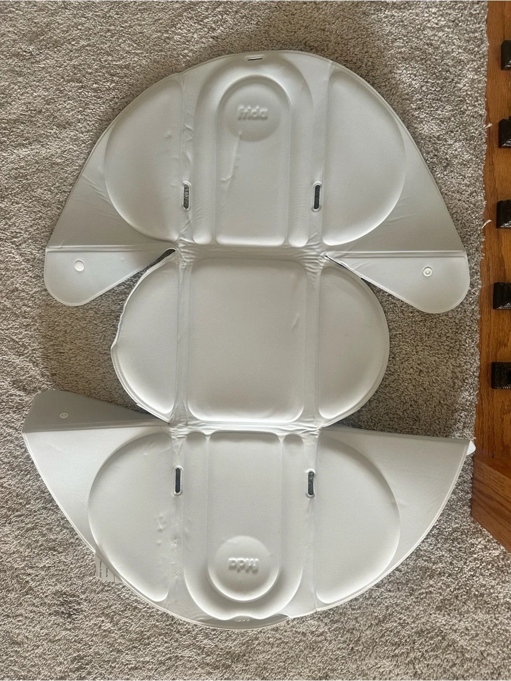 FridaBaby Portable Infant Bath Seat in Light Gray
